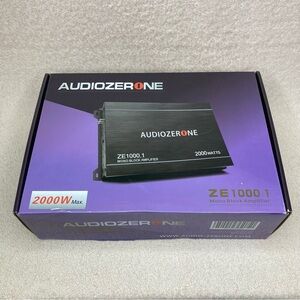 NEW Audiozerone ZE1000.1 Mono Block Car Amplifier 2000 Watts Class D Truck NIB